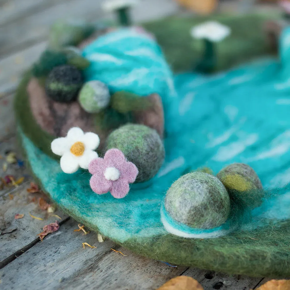 Waterfalls Felt Habitat - Felt Mat (For Gus Mabel Tray)