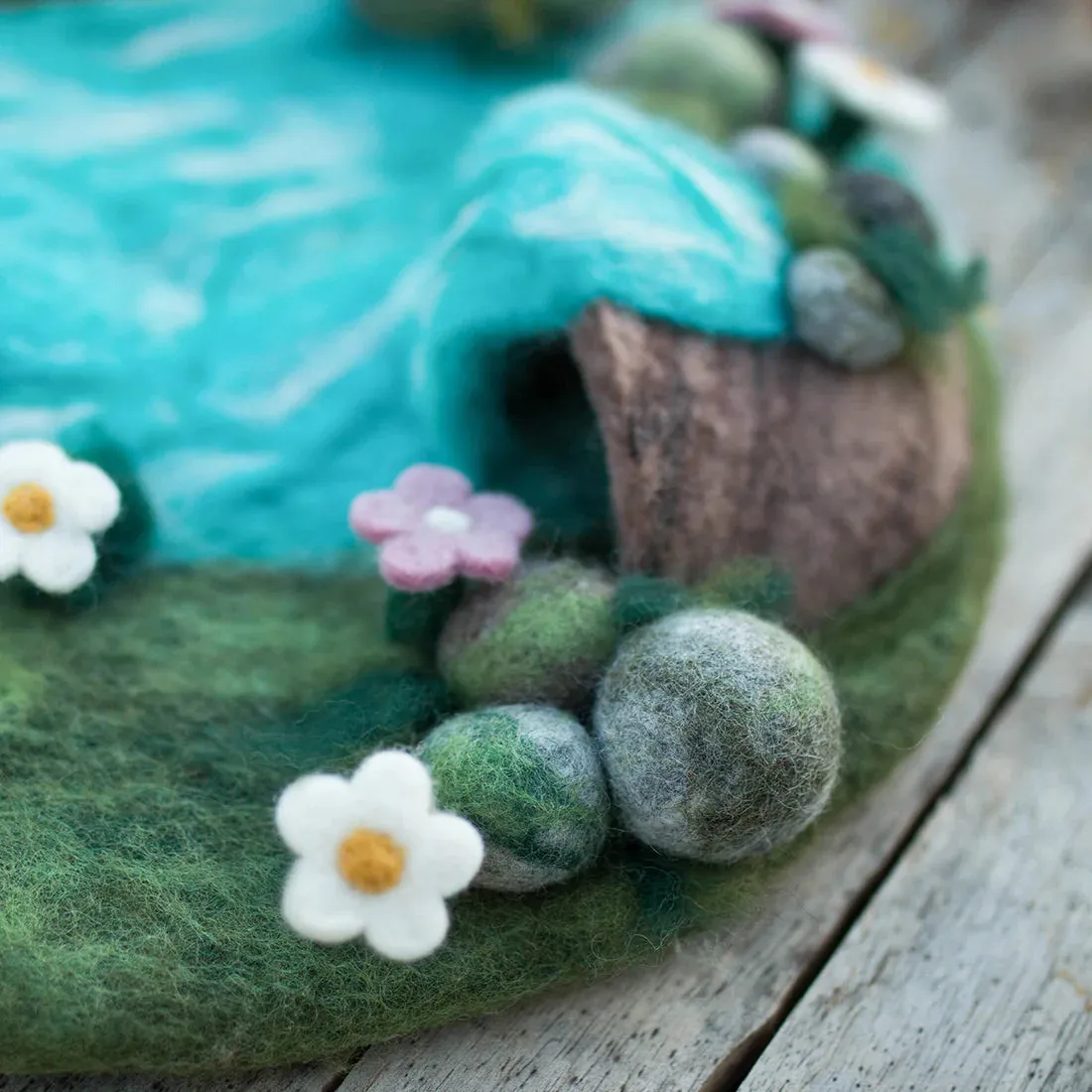 Waterfalls Felt Habitat - Felt Mat (For Gus Mabel Tray)