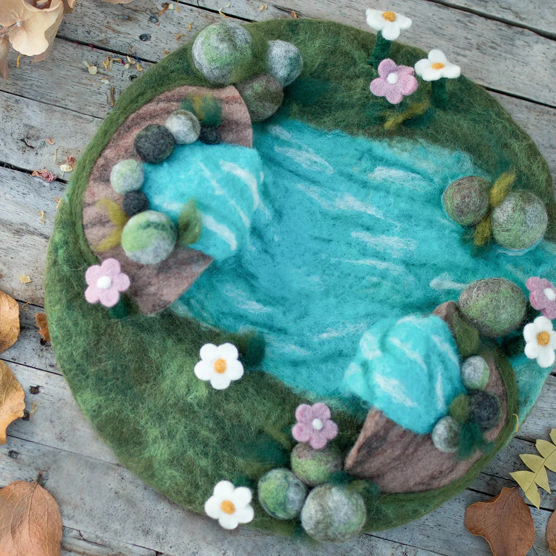 Waterfalls Felt Habitat - Felt Mat (For Gus Mabel Tray)