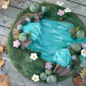 Waterfalls Felt Habitat - Felt Mat (For Gus Mabel Tray)