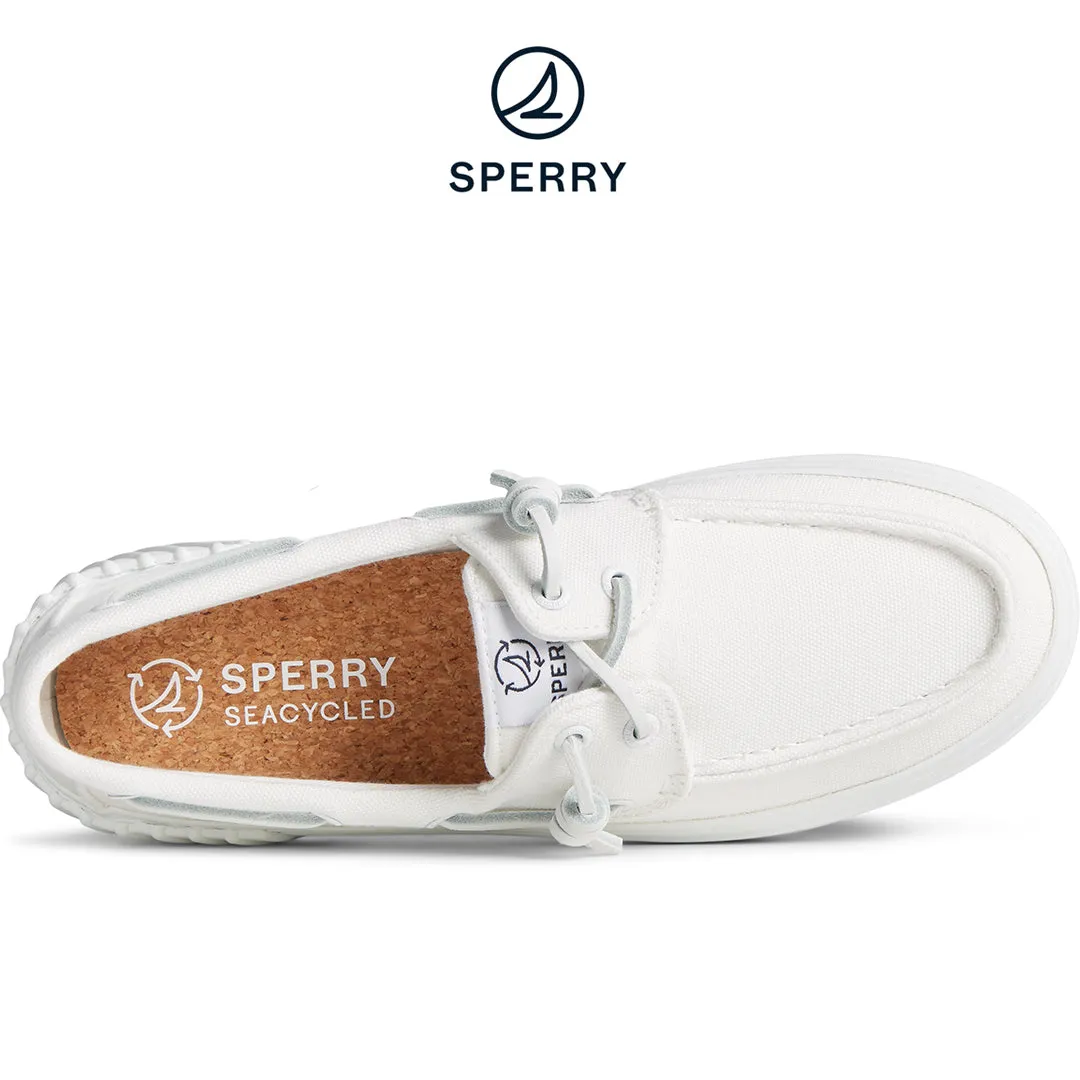 Women's Bahama 2.0 Seacycled Platform Sneakers - White (STS88713)