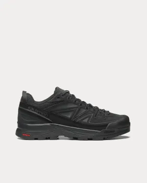 X-Alp Leather Black / Asphalt Low Top Sneakers