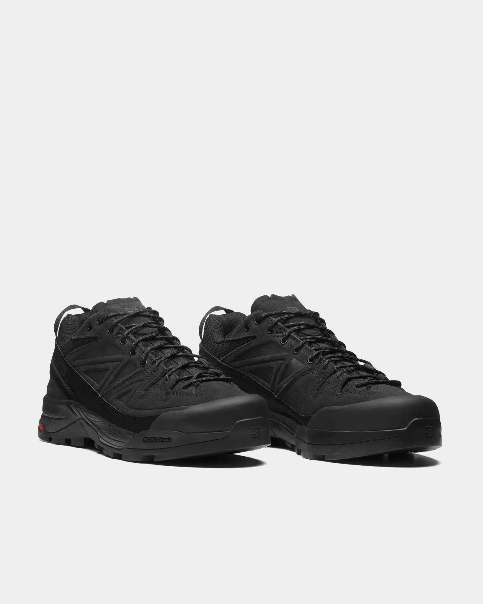 X-Alp Leather Black / Asphalt Low Top Sneakers