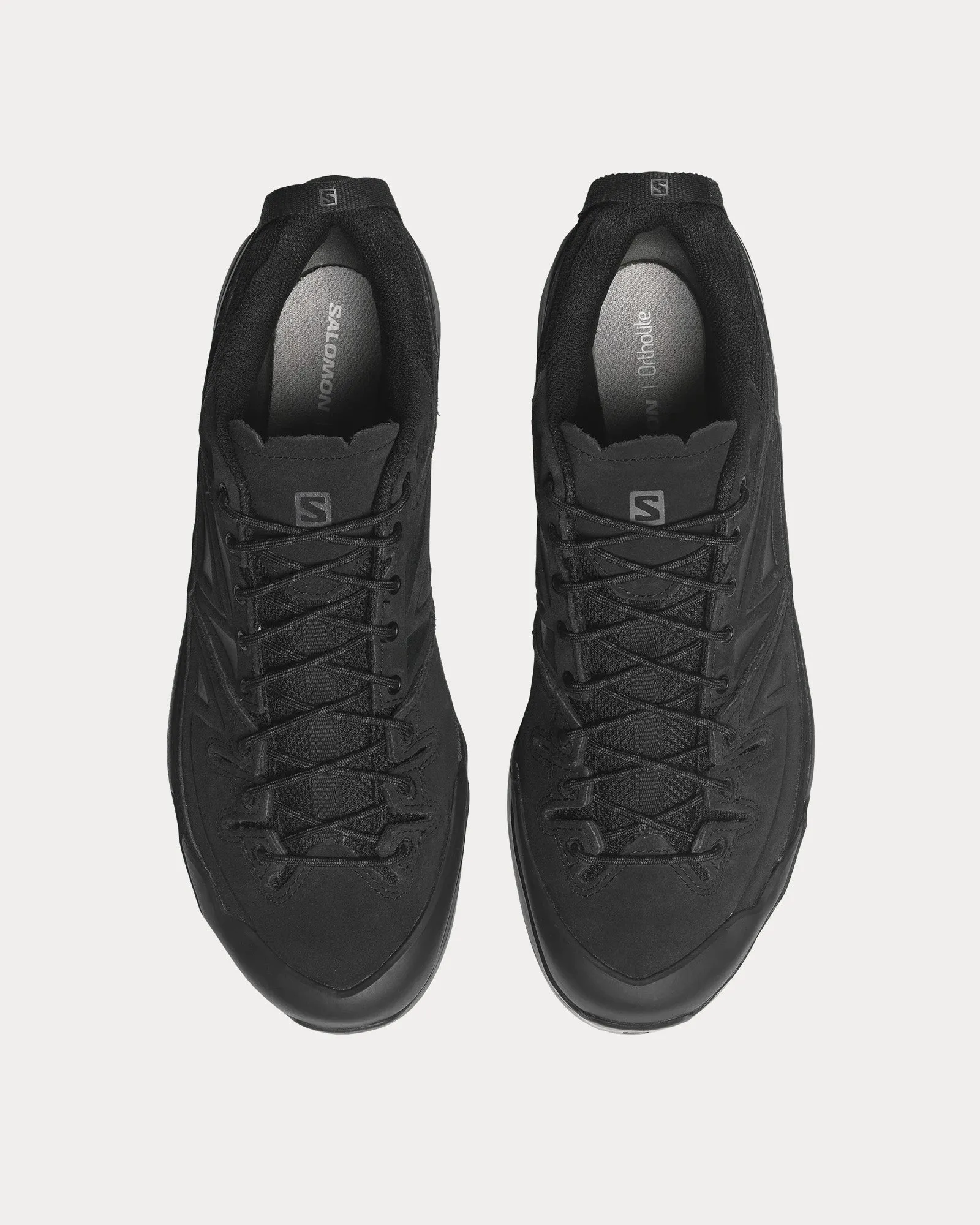 X-Alp Leather Black / Asphalt Low Top Sneakers